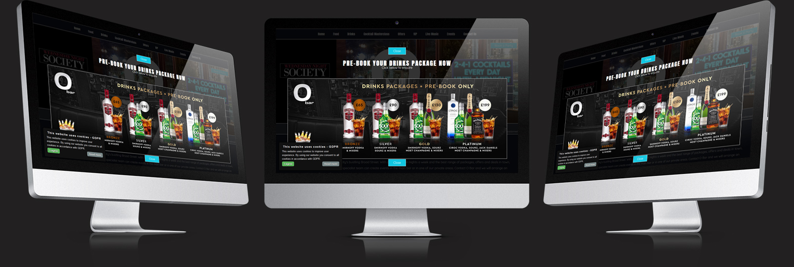 Stamford Web Design - O Bar Brum