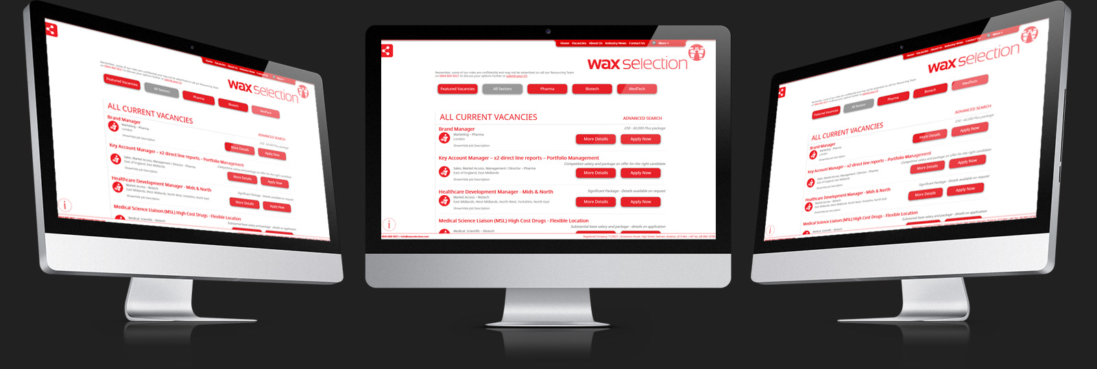 Stamford Web Design - Wax Selection