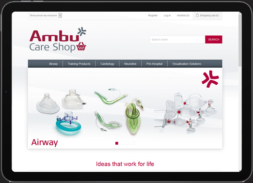 Ambu Care Shop | BJ Creative Web Design | Stamford