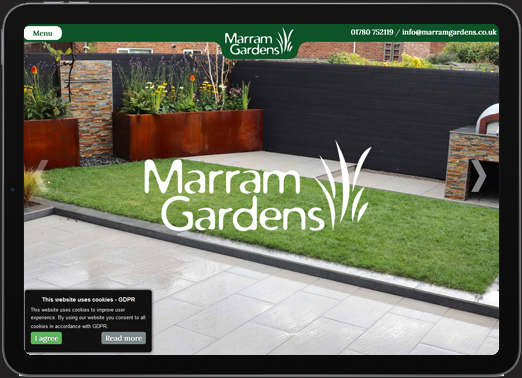 Marram Gardens | BJ Creative Web Design Stamford