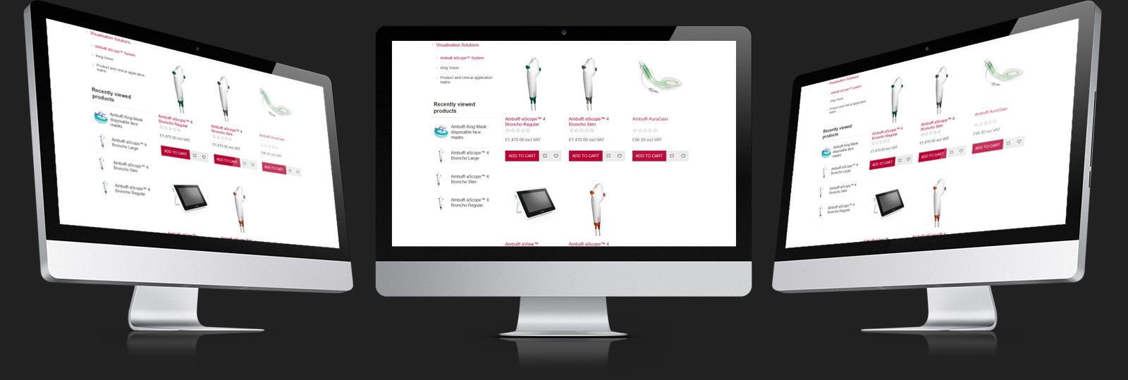 St Ives Web Design - Ambu Care Shop