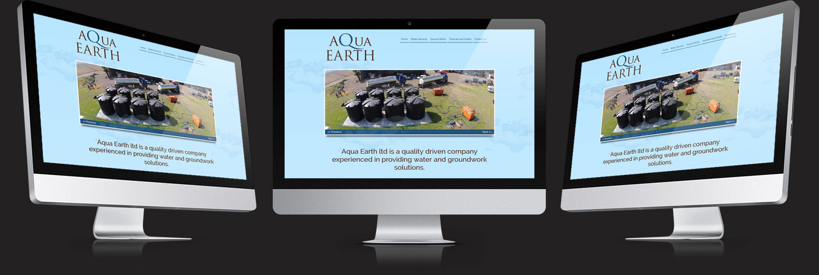 Stamford Web Design - Aqua Earth