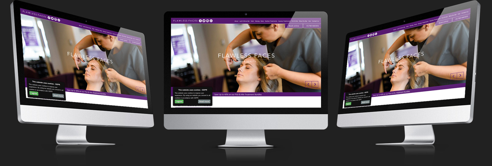 Stamford Web Design - Flawless Faces